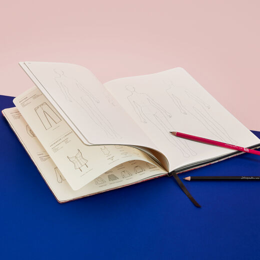 Schiaparelli: Fashion Becomes Art A4 fashionary sketchbook